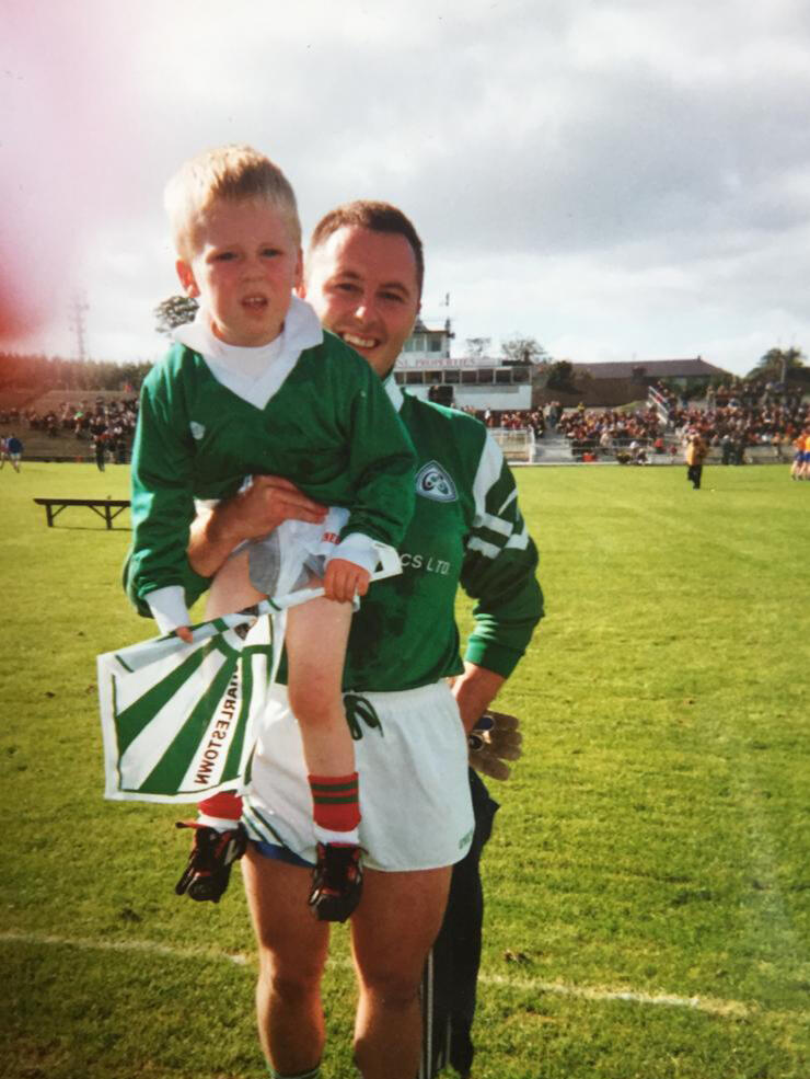 Colm Horkan and nephew Keelan